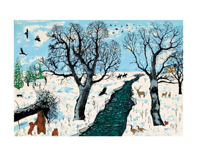 'Winter Life' by Tim Southall (A853w) 