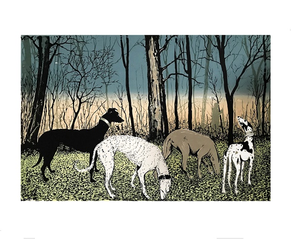 'Out with the Dogs' by Tim Southall (A957) * NEW 