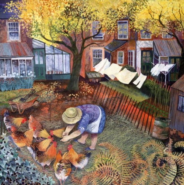 'Town Hens' by Lisa Graa Jensen RI (Q008) 