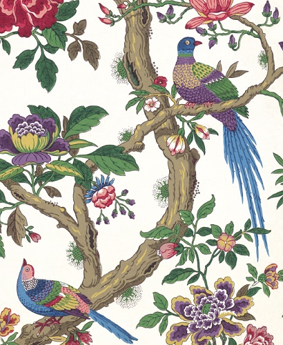 'Chinese Tree Magpie wallpaper' by William Turner (V059) * 