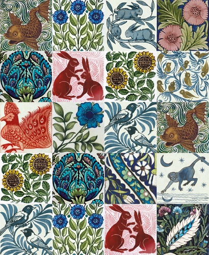 Tile Designs by William De Morgan (V062) *