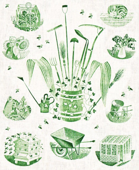 Garden Implements by Eric Ravilious (1903 - 1941) (V155) 