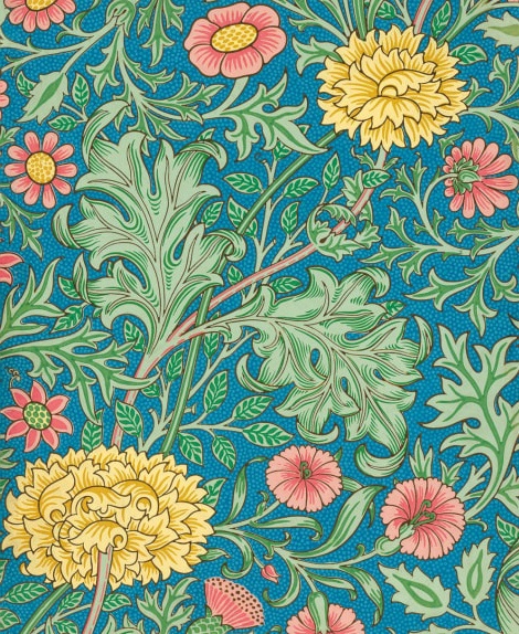 Double Bough from a wallpaper by John Henry Dearle (V168)