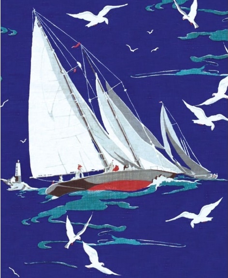 Westwardho (furnishing fabric) by Monton Sundour, Cumbria (1937 - 1943) (V191) 