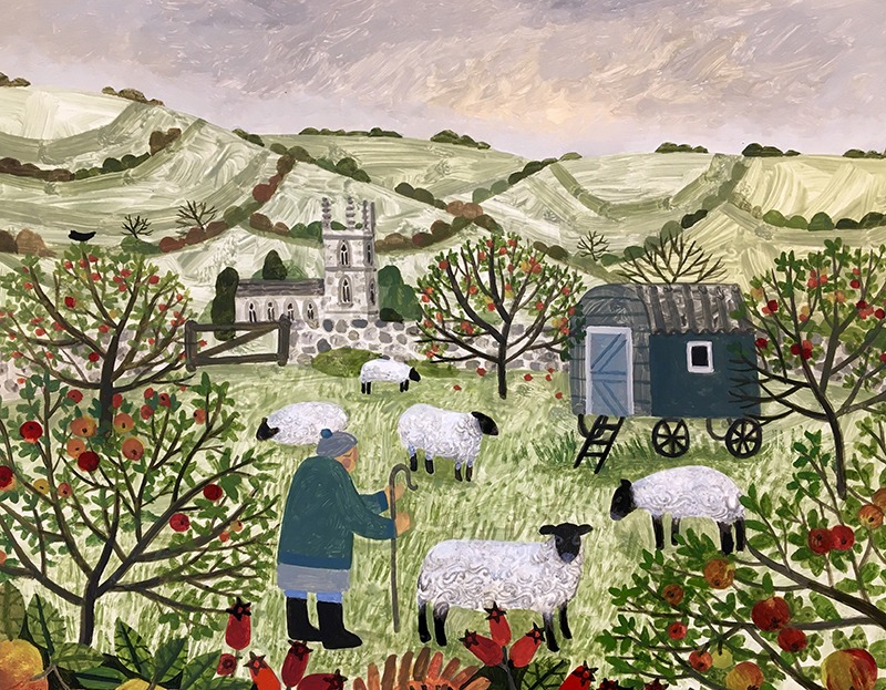 'The Shepherd's Hut' by Vanessa Bowman (B532) * 