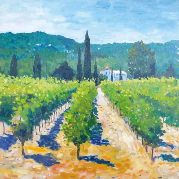 'Vines Cassis' by Marcel Gatteaux (Q261) 