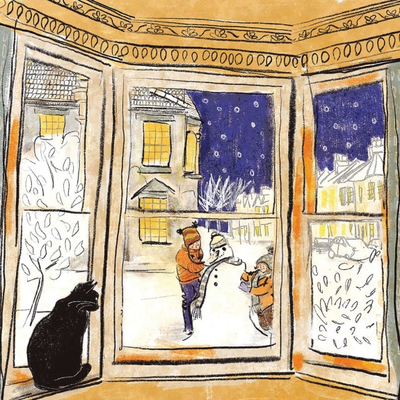 'Warm Windowsill' by Lemady Rochard (5 pack)  (VX20) g3 (larger square format) 160mm x 160mm (message inside)   NEW Coming Soon