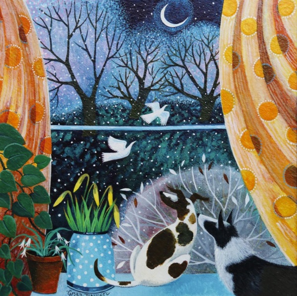 'Watching Snow Fall' by Lisa Graa Jensen RI (Q250) 