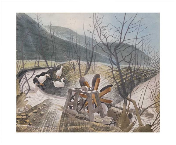 'The Waterwheel' by Eric Ravilious 1903 - 1942 (A059) 