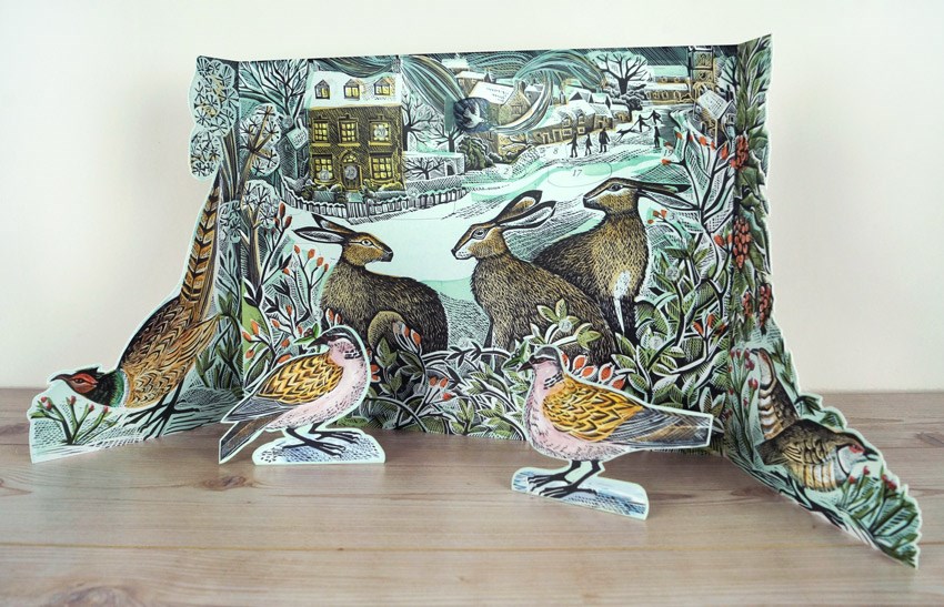 Angela Harding Advent Calendar 'We Three Hares' (ADCAL4)
