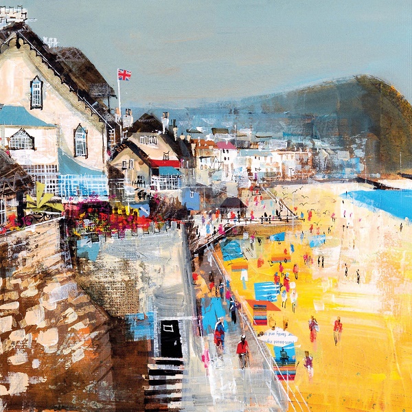'West Beach, Sidmouth' by Mike Bernard (D109) NEW
