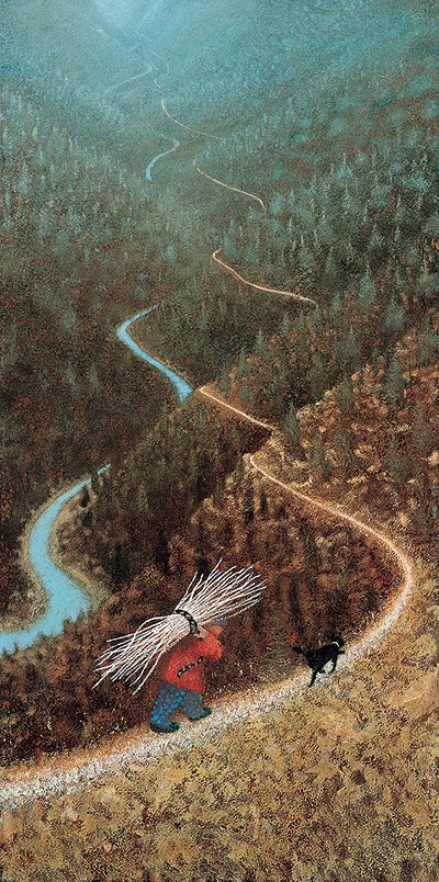  'White Dirt Trail' by Simon Garden (Print)