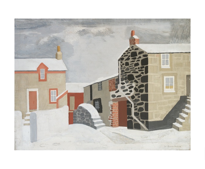 'Snow Scene St Ives' 1947 by Wilhelmina Barns-Graham 1912-2004 (A165w) NEW