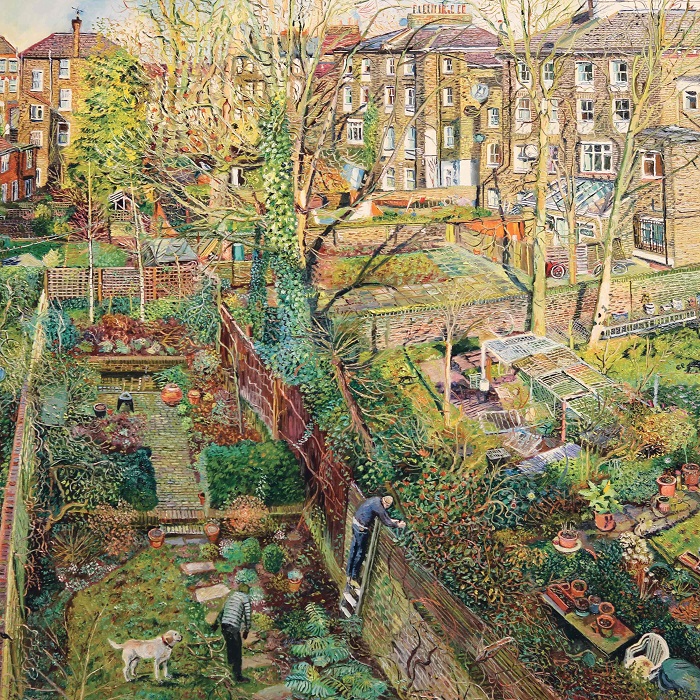 'Winter Backgardens, Islington' by Melissa Scott-Miller (Q210) 