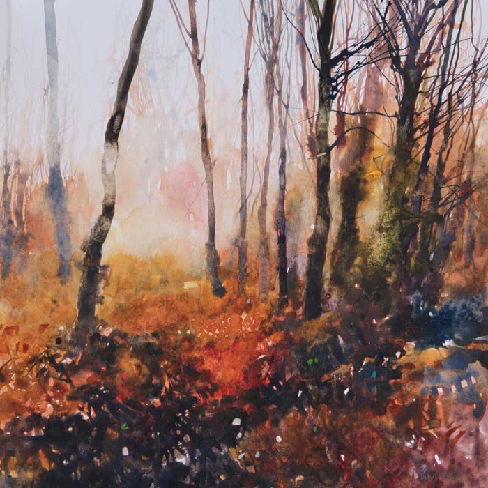 'Winter Colour' by David Parfitt RI (Q207) 