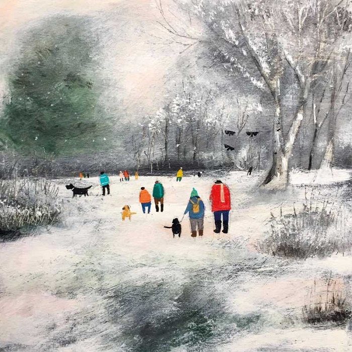 'Wintery Late Afternoon' by Louise Rawlings (Q213)