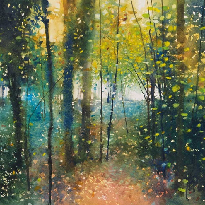 'Woodland Sparkle' by David Parfitt RI (Q208)