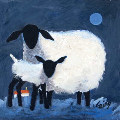'Blue Moon' by Rowena Laing (6 pack) (xsa12) Was £6.95, now £5.00