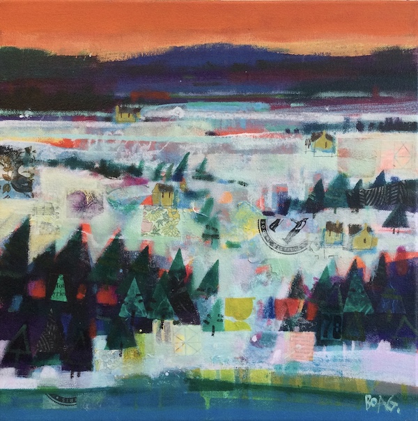 'Winter Pines, Angus' by Francis Boag (xsa29) (6 pack) 