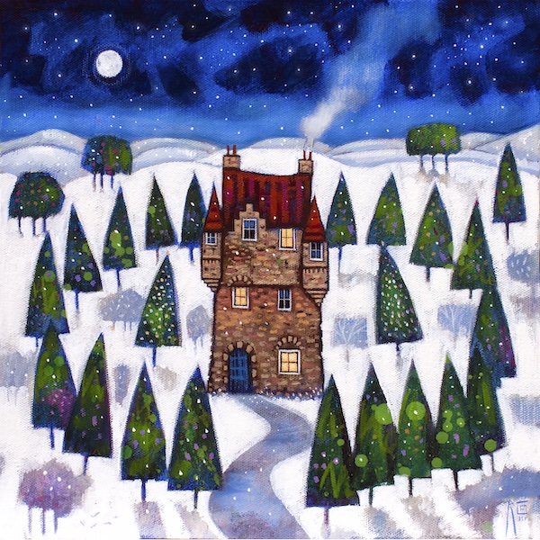 'Winter Tower Hoose' by Ritchie Collins (6 pack) (xsa25)  