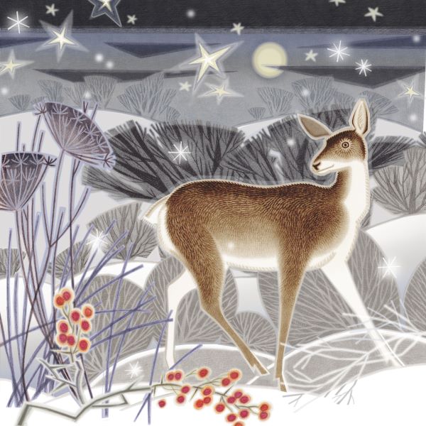 'Hind in Snow' by Jenny Tylden-Wright (6 pack) (HX25) NEW