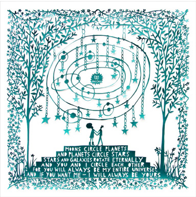 'You are my Universe' by Rob Ryan (B454)