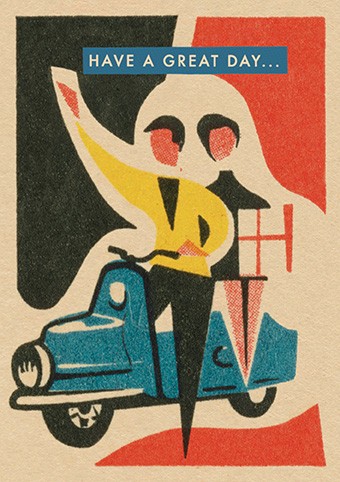 'Have a great day....' by Vintage Matchbox (O065) BIRTHDAY