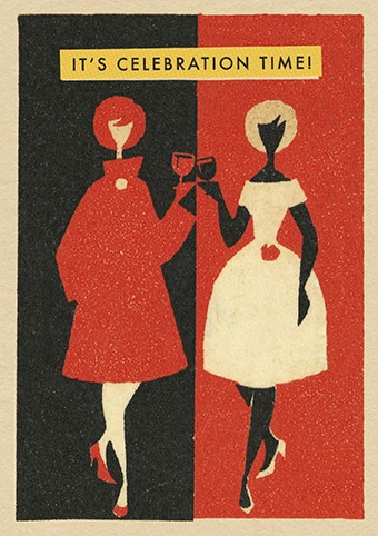'Ladies who Celebrate' by Vintage Matchbox (O067) BIRTHDAY