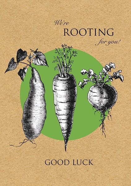 'Rooting for you' by AP Studio (O090d) GOOD LUCK Was 3.15, now 1.75