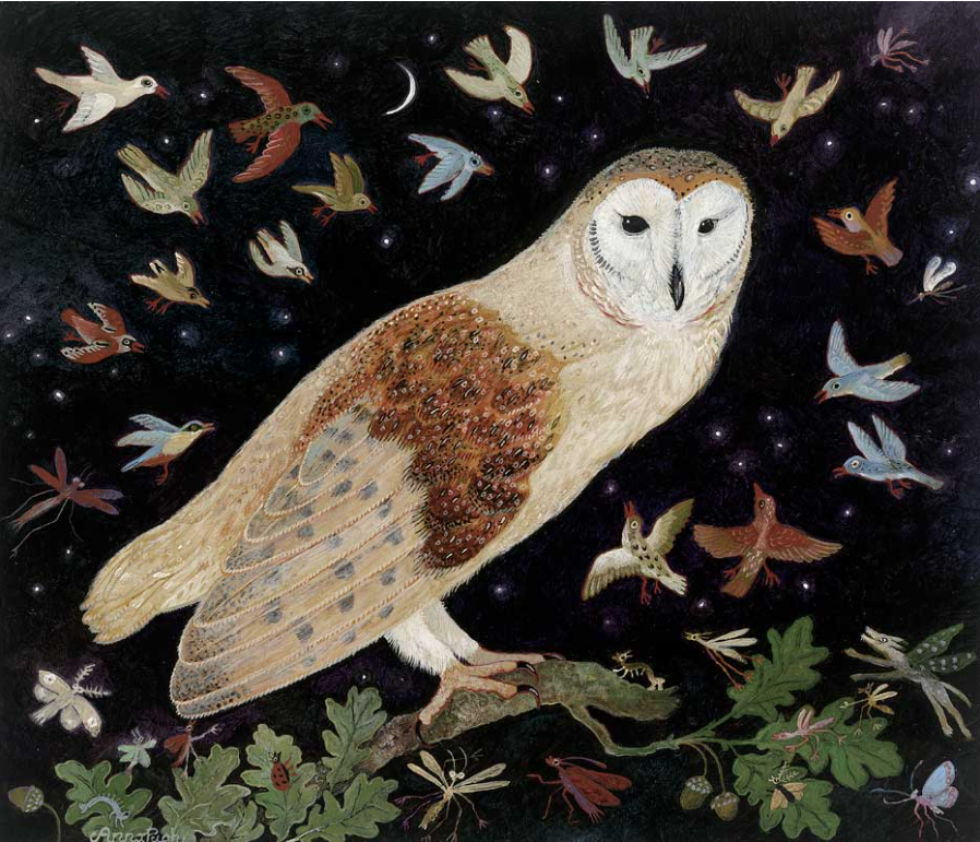 'A Word to the Wise' by Anna Pugh (Mounted Print)