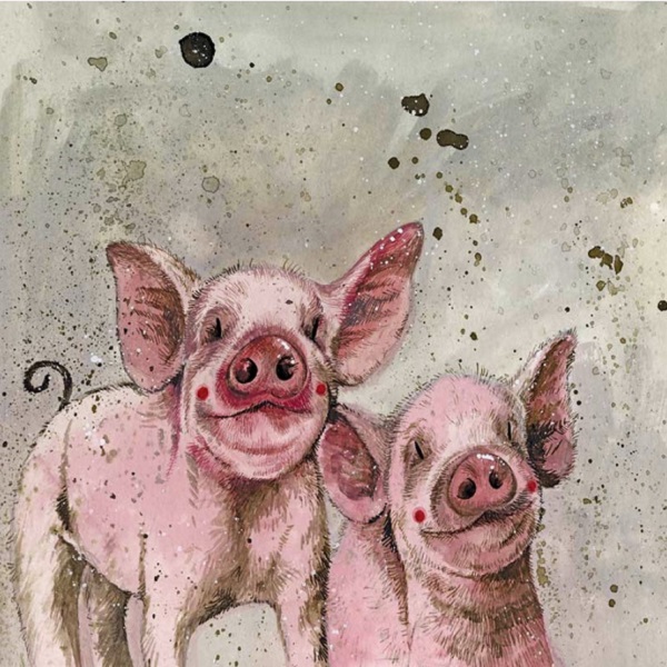 'Piglets' by Alex Clark (E177) d