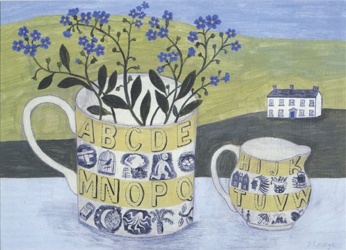 'Alphabet Cup and Jug' by Debbie George (B317)