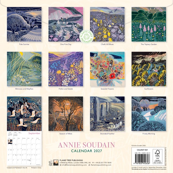 Annie Soudain Wall Calendar 2027 (CAL10)  Click image for calendar details 