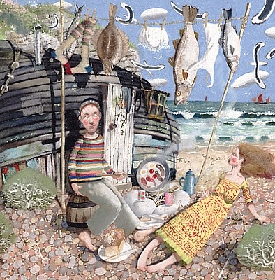 'Breakfast on the Beach' by Richard Adams (L051)