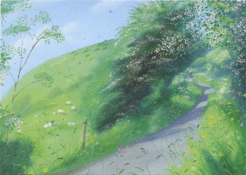 'Bright Spring Morning, Isle of Purbeck' by Nicholas Hely Hutchinson (B282)