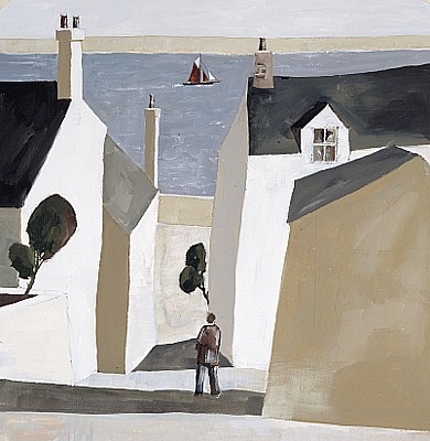 'Buildings and Water, Conwy' by John Knapp-Fisher (L084)