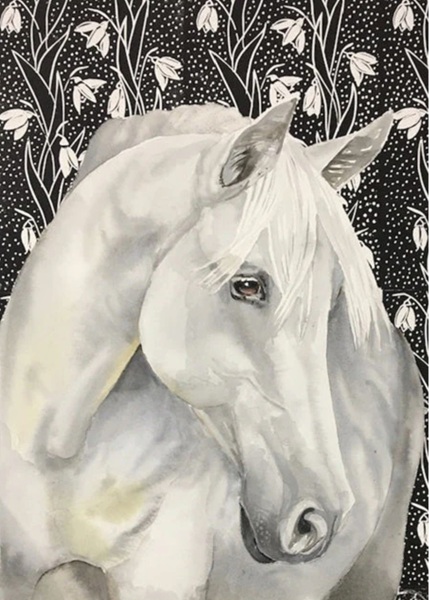 'White Horse' by Celia Lewis (R364) NEW