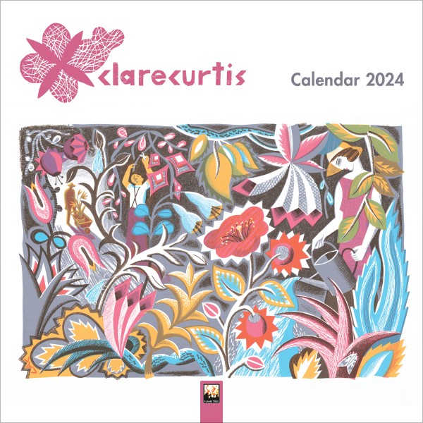 Clare Curtis Art Wall Calendar 2024 (CAL24)  Click image for calendar details 