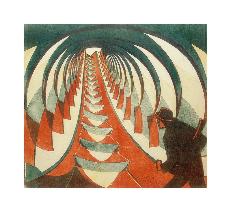  'The Escalator' by Cyril Power (Print)