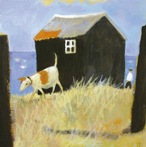 'Dog on the Beach' by Tessa Newcomb (R030)