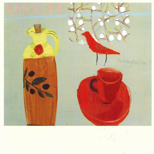 'Red Bird' by Elaine Pamphilon (S059) Was 2.40