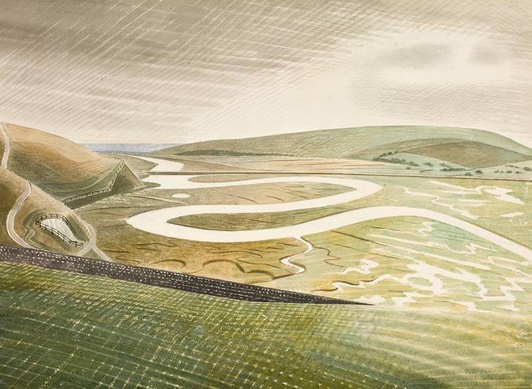 'Cuckmere Haven' by Eric Ravilious (Print)