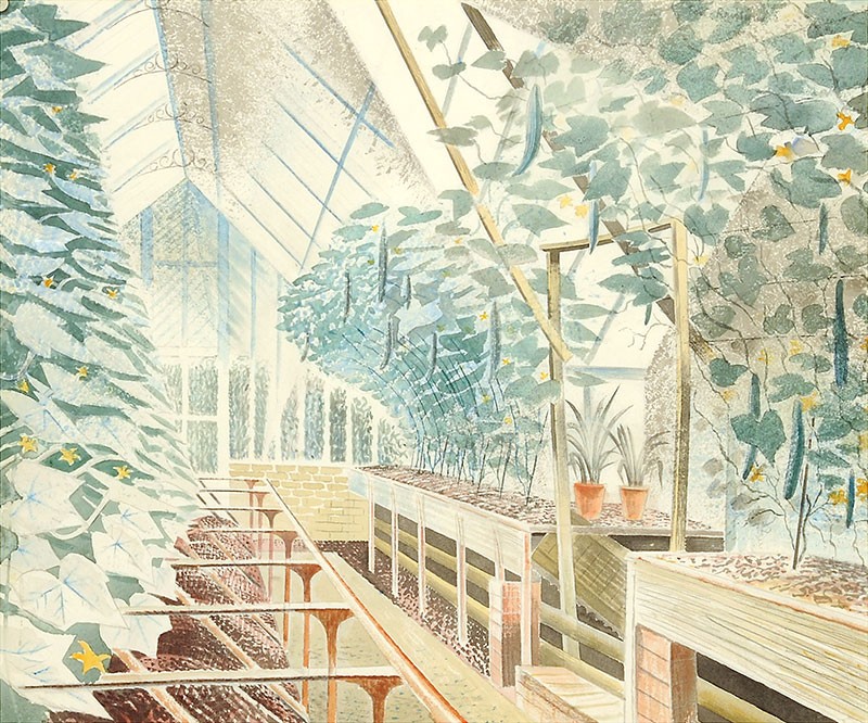 'Cucumber House' by Eric Ravilious (Print)