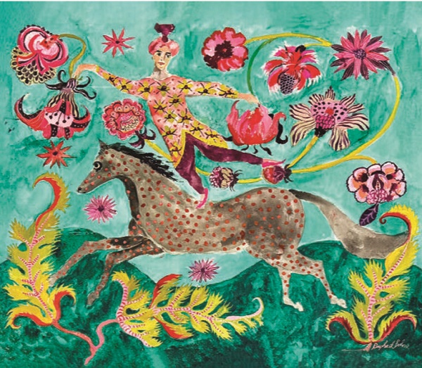 'Flower Thrower' by Raphael Balme (B033) NEW