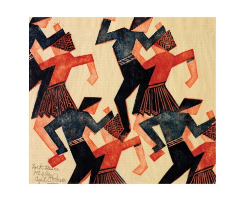 'Folk Dance, 1932' by Cyril Power (A005) * 