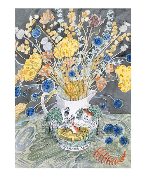 'Gardener's Arms' by Angie Lewin (A595)