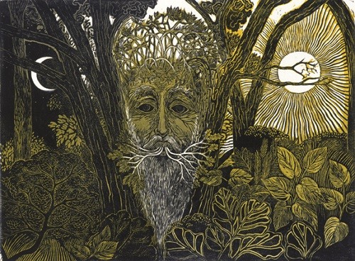 'Green Man' by M J Mott (J023) 