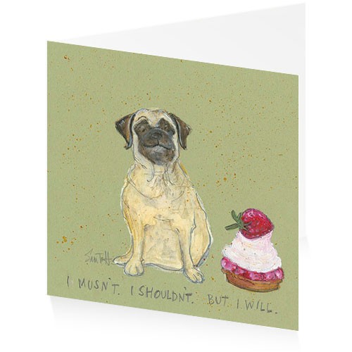 'Hector the Pug' by Sam Toft (O106) BIRTHDAY (square web image coming soon)
