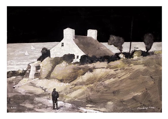 'Cottage No More, Pembrokeshire' by John Knapp-Fisher (P022)