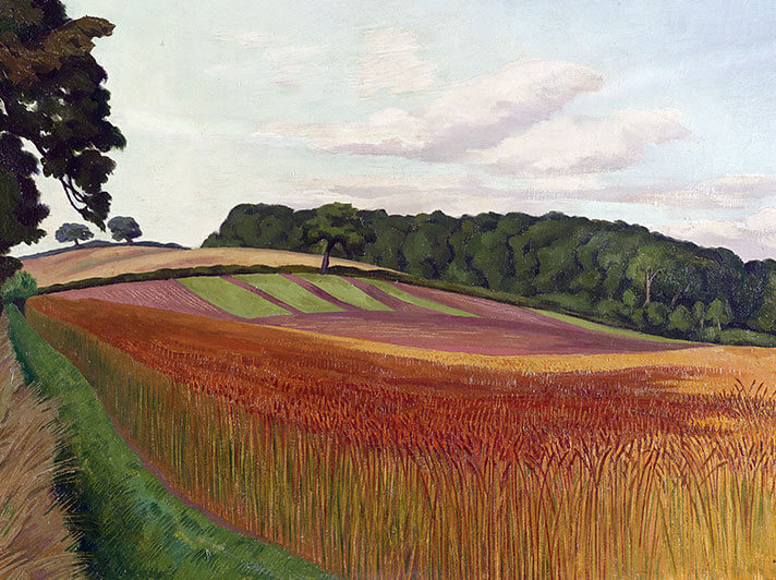 'Cornfield at Wiston-by-Nayland' by John Nash (W098) 